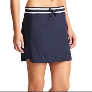 ATHLETA Sonora Striped Skort (Navy)